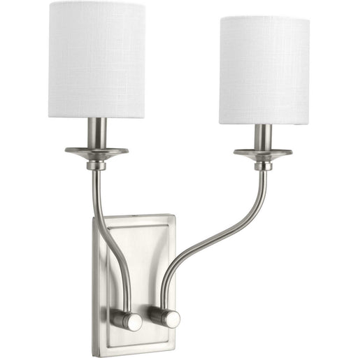 Progress Lighting - P710019-009 - Two Light Wall Sconce - Bonita - Brushed Nickel