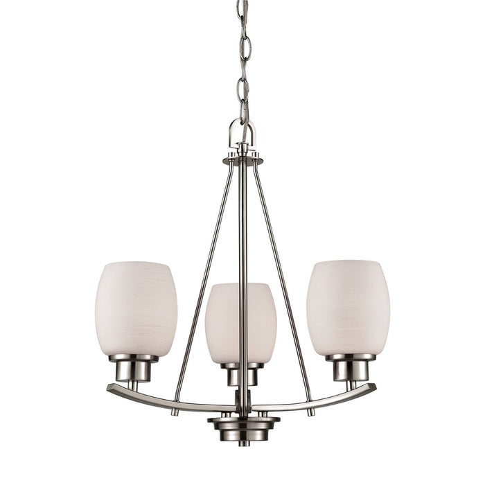 ELK Home - CN170322 - Three Light Chandelier - Casual Mission - Brushed Nickel