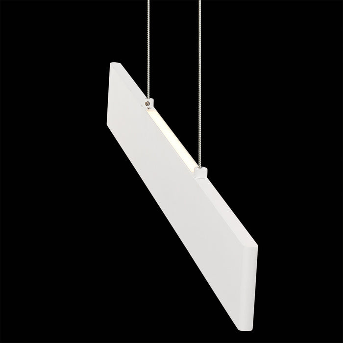 LED Pendant from the Rogers collection in White finish