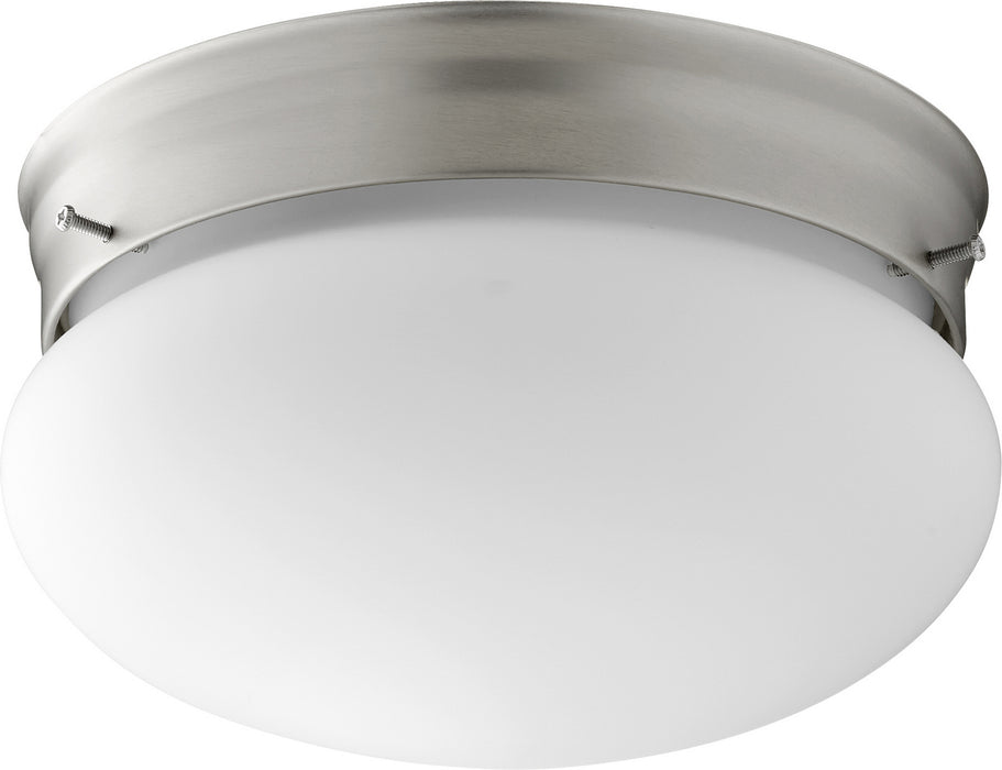 Quorum - 3023-6-65 - One Light Ceiling Mount - Satin Nickel w/ Satin Opal