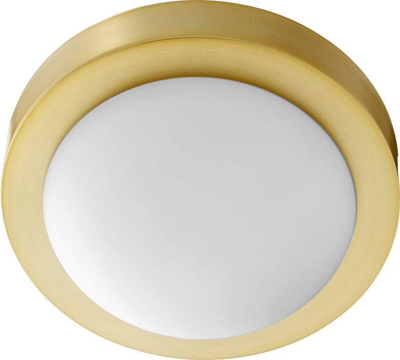 Quorum - 3505-9-80 - One Light Ceiling Mount - Aged Brass