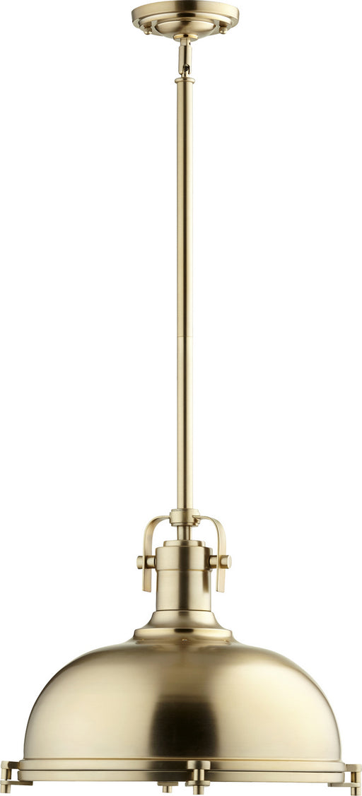 Quorum - 804-17-80 - One Light Pendant - Aged Brass