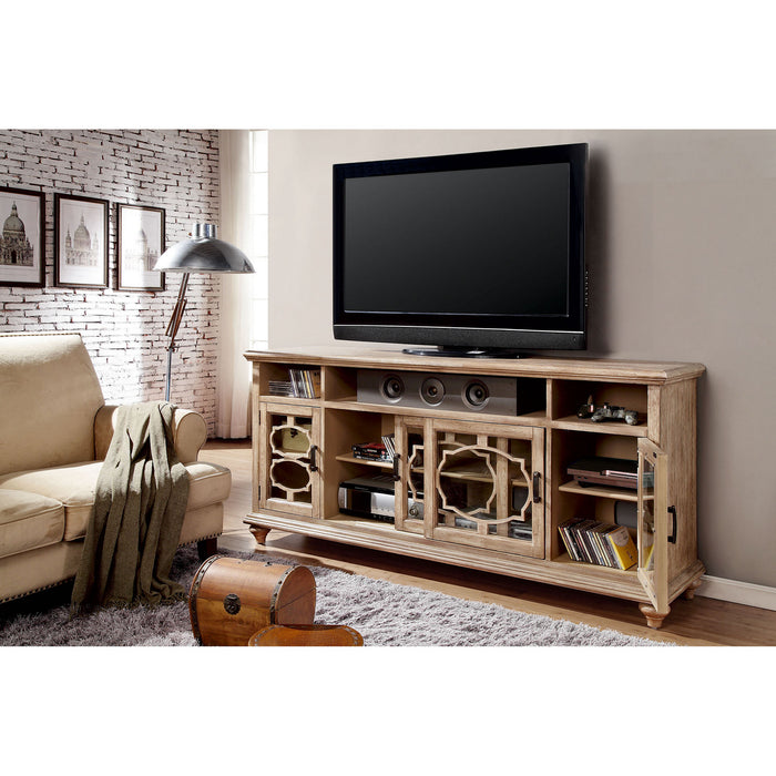 Entertainment Console from the Bohema collection in Soft Brown finish