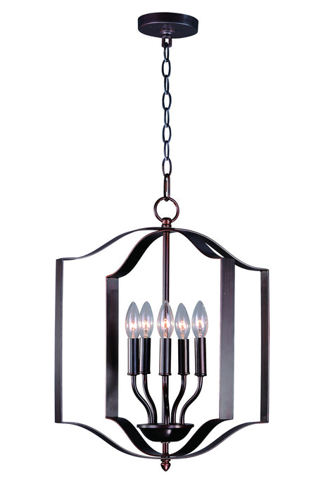 Maxim - 10037OI - Five Light Chandelier - Provident - Oil Rubbed Bronze