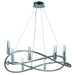 Maxim - 38497CLGS - Eight Light Chandelier - Entwine - Golden Silver