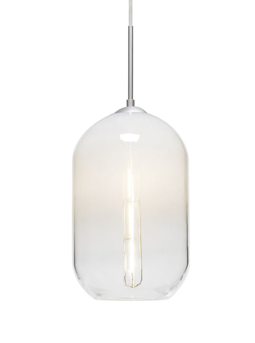 Besa - 1JC-OMEGA12WH-EDIL-SN - One Light Pendant - Omega 12 - Satin Nickel