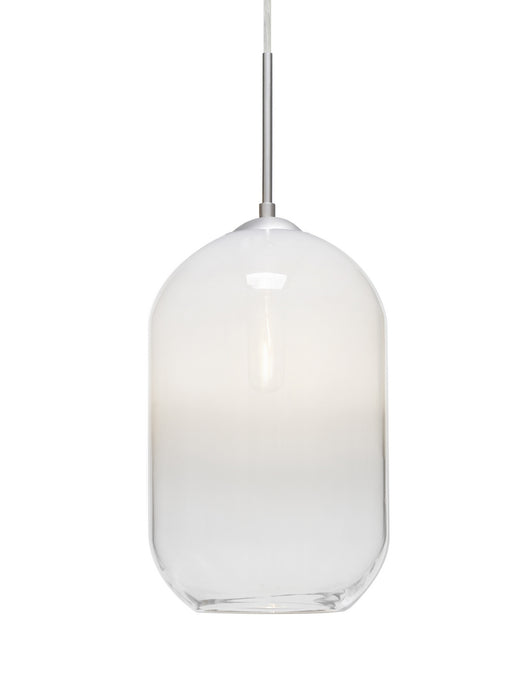 Besa - 1JC-OMEGA12WH-SN - One Light Pendant - Omega 12 - Satin Nickel