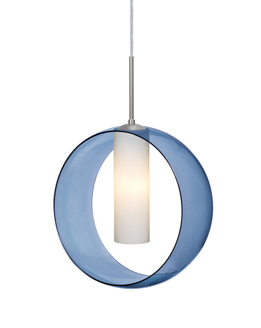 Besa - 1JC-PLATOBL-LED-SN - One Light Pendant - Plato - Satin Nickel