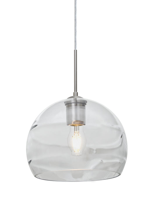 Besa - 1JT-SPIR8CL-EDIL-SN - One Light Pendant - Spirit - Satin Nickel