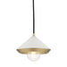 Mitzi - H139701S-AGB/WH - One Light Pendant - Marnie - Aged Brass/White