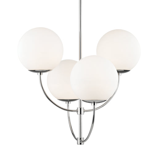 Mitzi - H160804-PN - Four Light Chandelier - Carrie - Polished Nickel