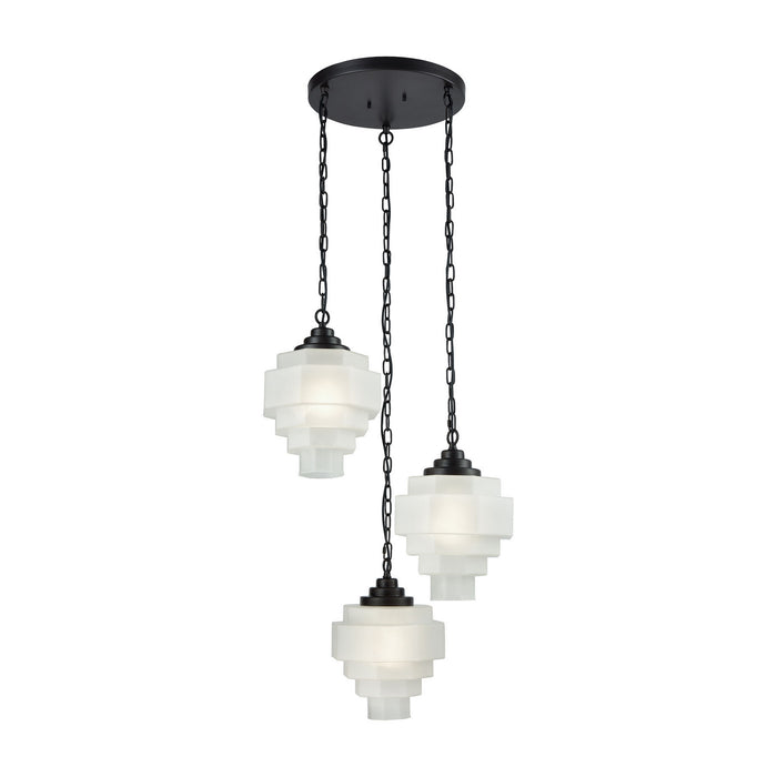 ELK Home - D3602 - Three Light Mini Pendant - Duke - Oil Rubbed Bronze