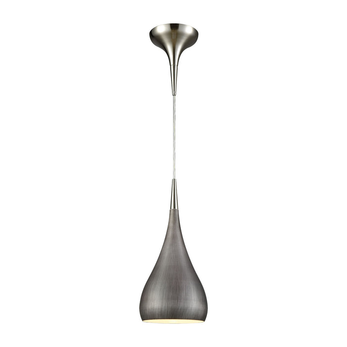 ELK Home - 31341/1WZ - One Light Mini Pendant - Lindsey - Satin Nickel