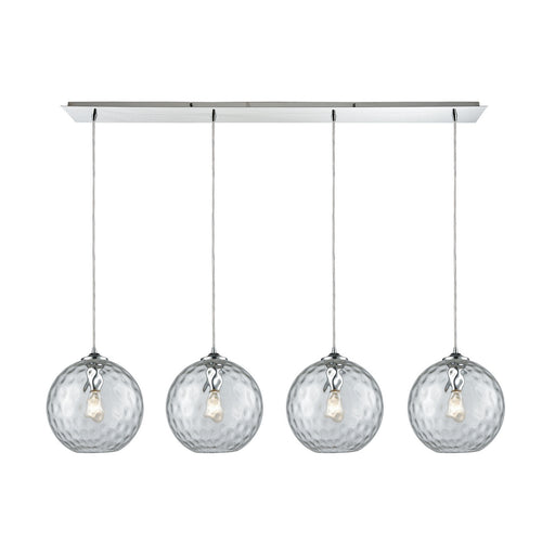 ELK Home - 31380/4LP-CLR - Four Light Pendant - Watersphere - Polished Chrome