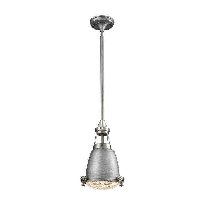 ELK Home - 65283/1 - One Light Mini Pendant - Sylvester - Satin Nickel, Weathered Zinc, Weathered Zinc