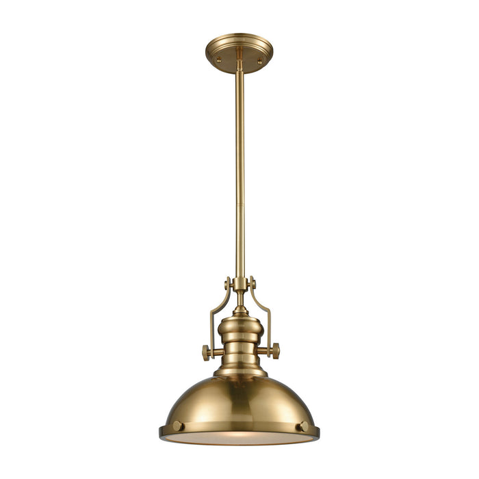 ELK Home - 66594-1 - One Light Pendant - Chadwick - Satin Brass