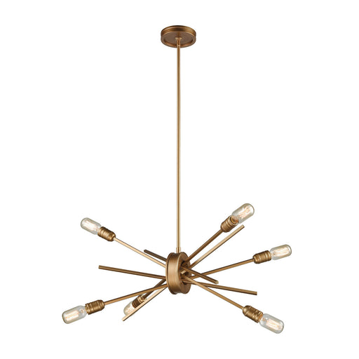 ELK Home - 66974/6 - Six Light Chandelier - Xenia - Matte Gold