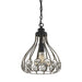 ELK Home - 81105/1 - One Light Mini Pendant - Crystal Web - Bronze Gold, Matte Black, Matte Black