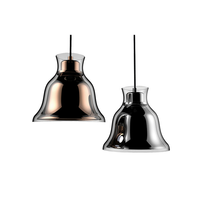 One Light Mini Pendant from the Bolero collection in Chrome finish