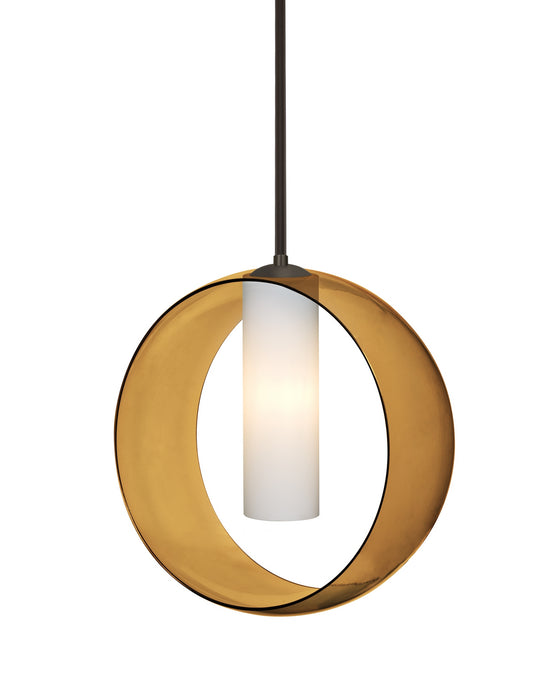 Besa - 1TT-PLATOAM-BR - One Light Pendant - Plato - Bronze