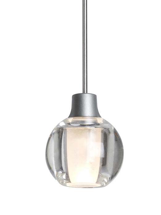 Besa - 1XT-BOCA3CL-LED-SN - One Light Pendant - Boca 3 - Satin Nickel