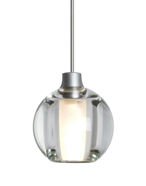 Besa - 1XT-BOCA5CL-LED-SN - One Light Pendant - Boca 5 - Satin Nickel