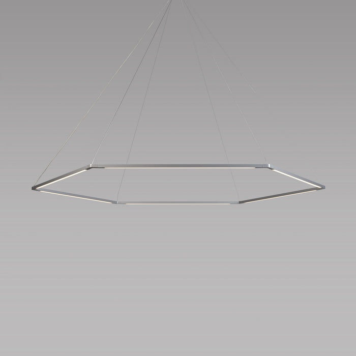 Koncept - ZBP-24-H-SW-SIL-CNP - LED Pendant - Z-Bar Pendant - Silver