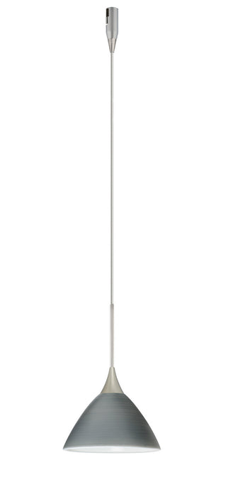 Besa - RXP-1743TN-SN - One Light Pendant - Domi - Satin Nickel