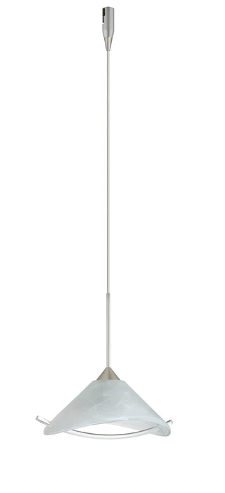 Besa - RXP-181304-SN - One Light Pendant - Hoppi - Satin Nickel