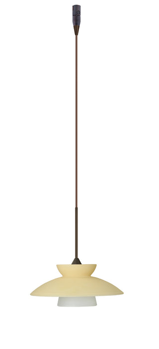 Besa - RXP-271897-BR - One Light Pendant - Trilo - Bronze