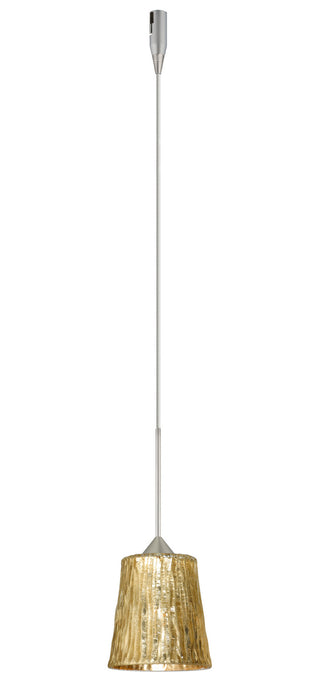 Besa - RXP-5125GF-SN - One Light Pendant - Nico - Satin Nickel