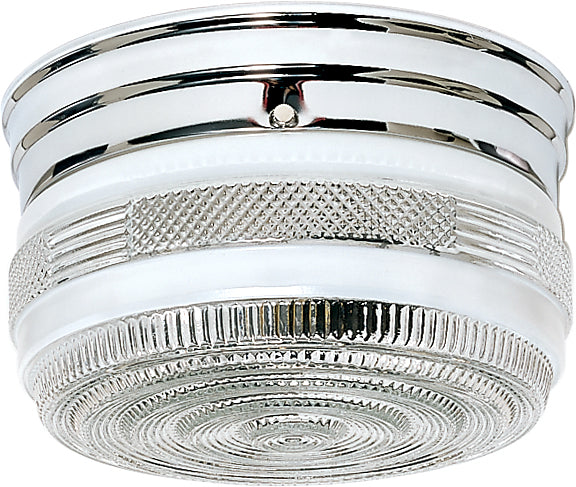 Nuvo Lighting - 60-6027 - Two Light Flush Mount - Polished Chrome