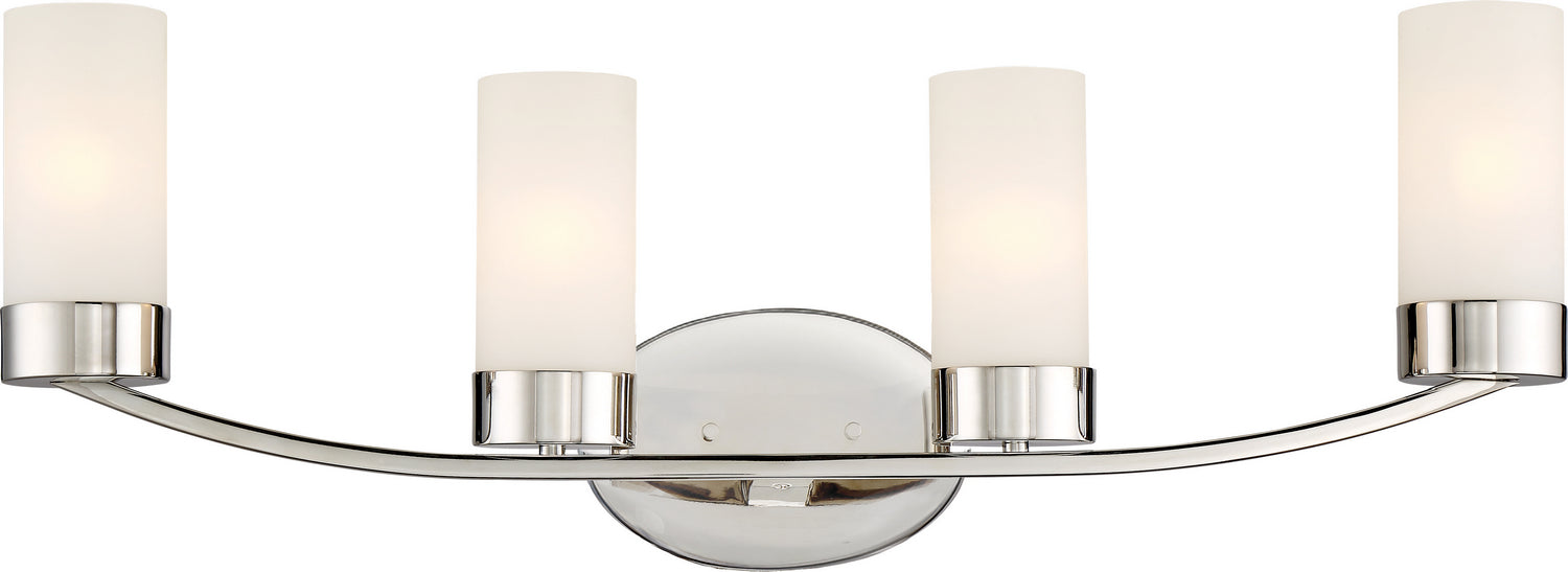 Nuvo Lighting - 60-6224 - Four Light Vanity - Denver - Polished Nickel