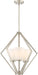 Nuvo Lighting - 60-6245 - Three Light Pendant - Nome - Brushed Nickel