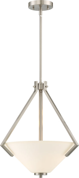 Nuvo Lighting - 60-6247 - Two Light Pendant - Nome - Brushed Nickel