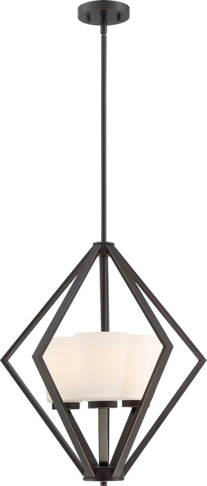 Nuvo Lighting - 60-6345 - Three Light Pendant - Nome - Mahogany Bronze