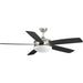 Progress Lighting - P2548-0930K - 60``Ceiling Fan - Fresno - Brushed Nickel