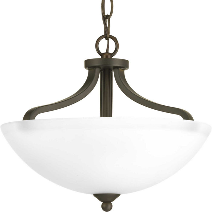 Progress Lighting - P350057-020 - Two Light Semi-Flush Convertible - Laird - Antique Bronze