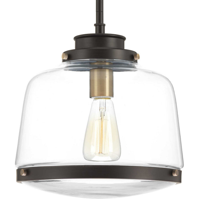 One Light Pendant from the Judson collection in Antique Bronze finish