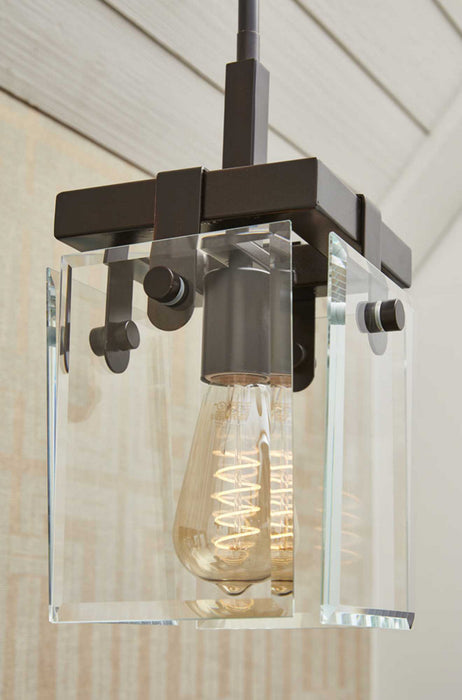 One Light Mini Pendant from the Glayse collection in Antique Bronze finish
