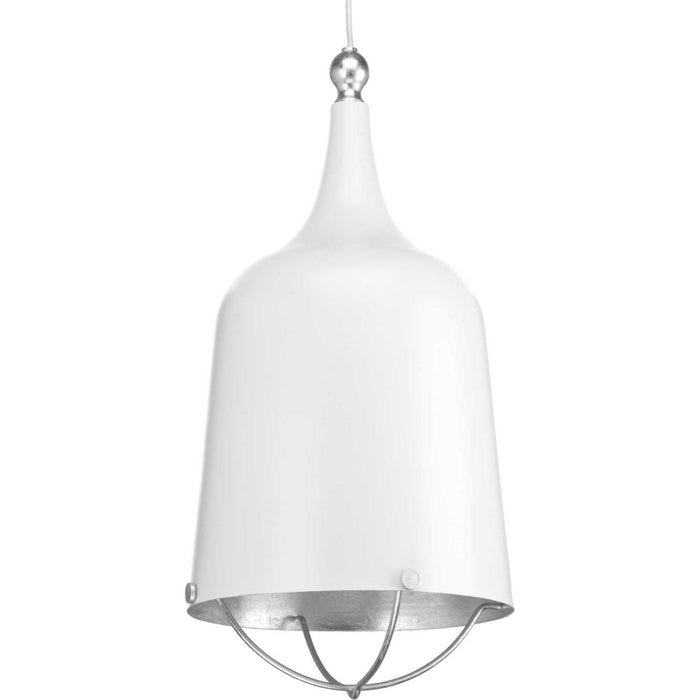 Progress Lighting - P500098-030 - One Light Pendant - Era - White