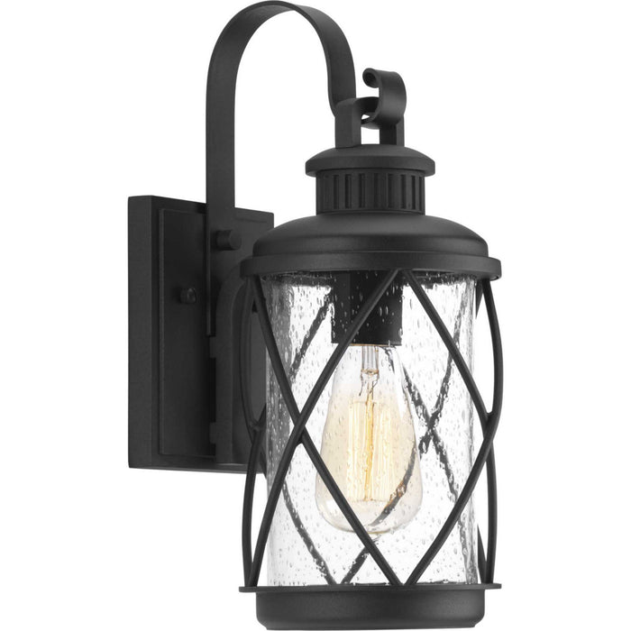One Light Wall Lantern from the Hollingsworth collection in Black finish