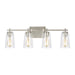 Generation Lighting - VS24304SN - Four Light Vanity - Mercer - Satin Nickel