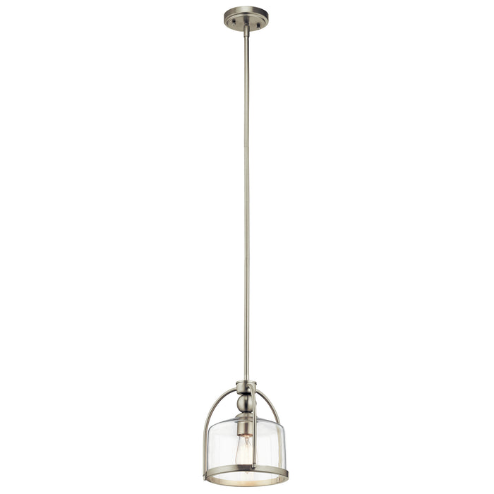 Kichler - 42798NI - One Light Mini Pendant - No Family - Brushed Nickel