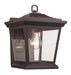 Trans Globe Imports - 50770 BK - One Light Wall Lantern - Black