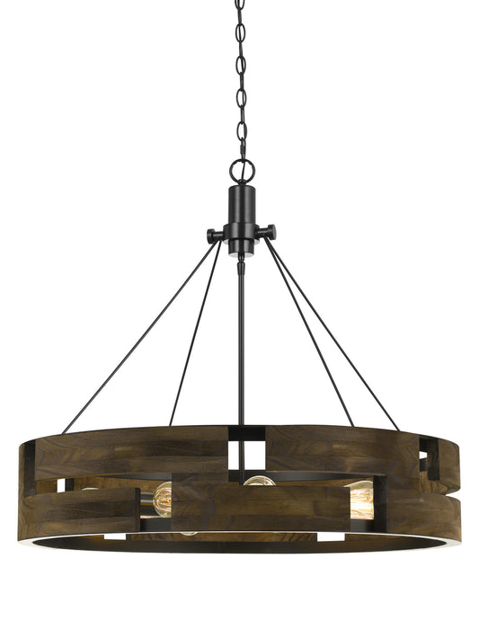 Cal Lighting - FX-3670-9 - Nine Light Chandelier - Bradford - Smoky Wood