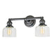 JVI Designs - 1211-18 S4 - Two Light Bath - Union Square - Gun Metal