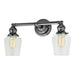 JVI Designs - 1211-18 S9 - Two Light Bath - Union Square - Gun Metal