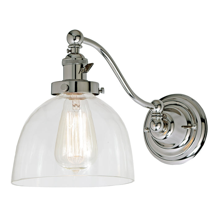 JVI Designs - 1253-15 S5 - One Light Swing Arm Wall Sconce - Soho - Polished Nickel