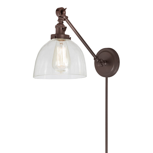 JVI Designs - 1255-08 S5 - One Light Swing Arm Wall Sconce - Soho - Oil Rubbed Bronze